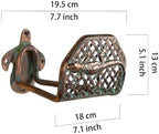 Garden Hose Holder Wall Mount for Outdoor Yard, 100 lbs Load Capacity Heavy-Duty Water Hose Hanger, Holds 150 Feet of Wall-Mounted Metal Gecko Decorative Hose Rack Hook for Outside Patio, Garage - Image 4