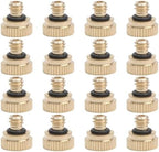 GANAZONO 3sets Brass Misting Nozzles Set Lead-Free for Outdoor Cooling System Water Nozzle Self-Sealing 16pcs*3 - Image 5