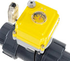 Smart electric valve 3/4 inch PVC joint ball valve Tuya APP smart wifi water shut-off valve DC24V AC110V-230V power adapter and power-off return setting. Timing water valve DN20MM - Image 4