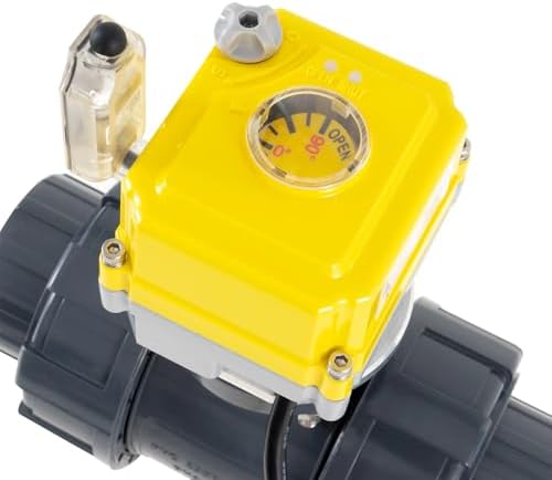 Smart electric valve 3/4 inch PVC joint ball valve Tuya APP smart wifi water shut-off valve DC24V AC110V-230V power adapter and power-off return setting. Timing water valve DN20MM - Image 4