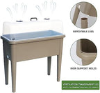 Dexceder 13.2 Gallon Self Watering Raised Garden Bed (Light Brown) - Image 4