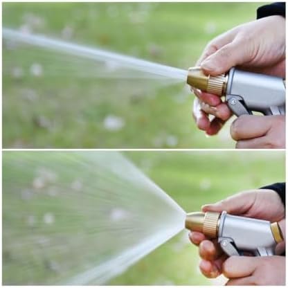 1pc Watering Gun Garden Nozzle Hose Irrigation Adjustable Water Lawn Multifunction High Pressure Sprayer(Blue) - Image 2