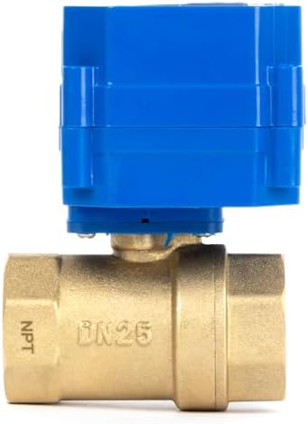 U.S. Solid 1" NPT Motorized Ball Valve with US Plug 110VAC Brass Electrical Ball Valve,Auto Return, Normally Closed, IP65 - Image 6