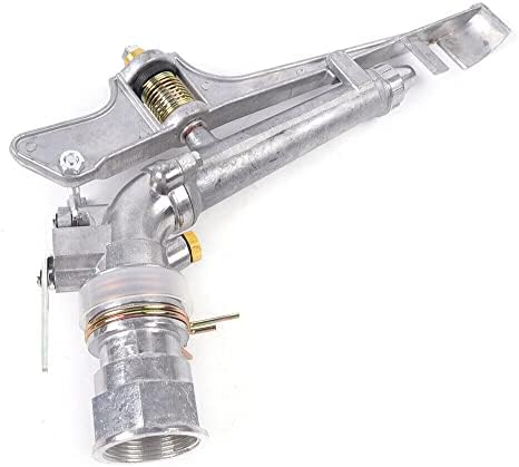 Agricultural Irrigation Spray Gun, 1.5" Irrigation Sprinkler 360°Adjustable Spray Gun 130ft Large Area Spraying System for Farms, Orchards, Tea Gardens, Forestry - Image 6