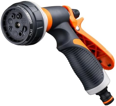 Hose Nozzle,Garden Hose Nozzle Spray Gun, High Pressure Multi-Pattern Sprayer for Car Wash, Plants, Flowers - Image 6