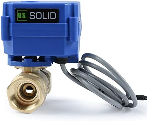 U.S. Solid Water Leak Detector with Auto Shutoff Valve, Sound Alarm, 3/4" Motorized Brass Ball Valve & 3 Sensors, Home Flood Prevention & Water Damage Defense for Basement, Laundry, Water Heater - Image 3