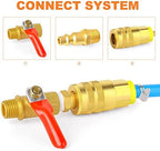 GASHER 12Pcs Industrial Air Coupling with 3/8" Hose Barb, 3/8" Basic Flow Quick Connect Air Coupler - Image 5