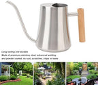 Stainless Steel Watering Can, 11.4 X 5.5 in, Long Spout, Matte - Image 2