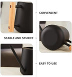 Metal Watering Can with Wooden Grip 900ml for Indoor Plants with Long Spout and Ergonomic Handle, Sturdy Iron Construction House Plant Waterer for Precise Indoor Gardening - Image 7