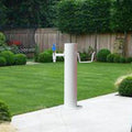 White 304 Stainless Steel Vertical Garden Water Column Garden Hose Holder Freestanding with Faucet Outdoor Garden Water Column Faucet Water Hydrant Fountain for Backyard, Lawns, Restrooms.(50cm/19.7in by Pllrbvshs