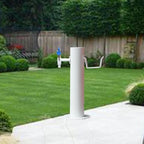 White 304 Stainless Steel Vertical Garden Water Column Garden Hose Holder Freestanding with Faucet Outdoor Garden Water Column Faucet Water Hydrant Fountain for Backyard, Lawns, Restrooms.(50cm/19.7in by Pllrbvshs