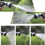 Hose Nozzle, Heavy Duty Hose Sprayer with 8 Adjustable Watering Patterns, Thumb Control Garden Hose Nozzle with Ergonomic Grip, - Image 6