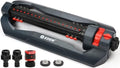 Eden 96212 Turbo Oscillating Sprinkler | Covers Up to 4,400 sq. ft.,18 Precision Nozzles,Adjustable Range,Flow Control,Triple Nozzle Width Switches,Turbo Drive Motor,Quick Connect Bundle,(Pack of 12) by EDEN