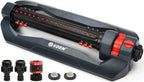 Eden 96212 Turbo Oscillating Sprinkler | Covers Up to 4,400 sq. ft.,18 Precision Nozzles,Adjustable Range,Flow Control,Triple Nozzle Width Switches,Turbo Drive Motor,Quick Connect Bundle,(Pack of 12) by EDEN