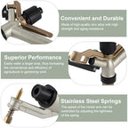Long Range Sprinkler, 1.5" Lawn Sprinklers, Sprinklers for Yard Large Area Irrigation Watering Spray Gun, Agriculture Farm Irrigation Impact Sprinkler - Image 4