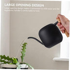 Long Spout Metal Watering Can with Wooden Handle Ergonomic Design for Indoor Plants Flowers Succulents Sturdy Precise Watering Tool for - Image 3