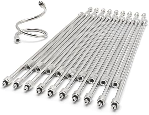 20Pack 11.5Inch Flexible Nozzle Extension Brass Mist Rod for Misting System by WANJIAHUI