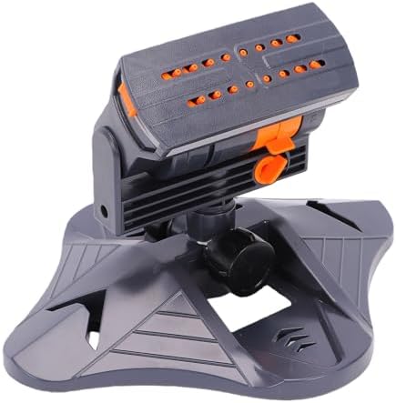 Luocute Oscillating Sprinkler, Automatic Oscillating Sprinkler with 16 Nozzles and ABS Material, for Yard Lawn Greenhouse Vegetable Garden - Image 2