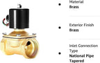 BACOENG Brass Electric Solenoid Valve 2" AC110V (NPT, Normally Closed) - Image 6