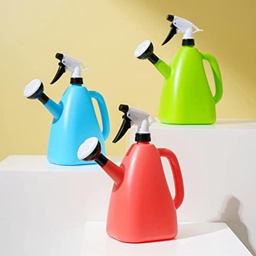 Watering Can 1.3L Atomization Watering Can Press Type Large Capacity Plastic Bottle Plants Pressure Spray Water Kettle Garden Tool(A-Blue) - Image 7