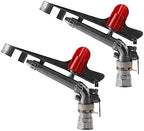 1.5" Agriculture Irrigation Spray Gun Sprinkler Large-Area Irrigation Spray Gun Garden Farm Watering Sprinkler 360° Adjustable Watering for Farms, Orchards, Tea Gardens, Forestry,Pack of 2 - Image 3