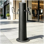 Yard Antifreeze Cracking Floor-Standing Water Spigot,Stainless Steel Vertical Water Hydrant,with Hose Holder,Freestanding Garden Waters Column for Car Watering by Unknown