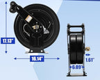 Retractable Pressure Washer Hose Reel, 50FT x 3/8" - Image 2