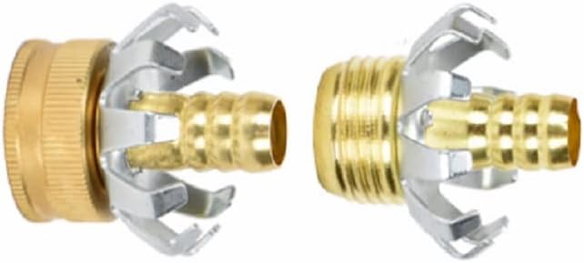Green Thumb 1/2" Brass Male & Female Garden Hose End Clincher Repair Kit (20) by Unknown