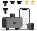 WiFi Sprinkler Timer, Smart Water Timer for Garden Hose, 2 Outlets Hose Timer, Automatic Irrigation Timer with Hub, Up to 20 Watering Plans, Compatible with Alexa and Google Assistant by Unknown