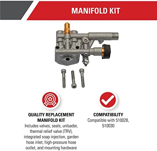 Simpson Manifold Replacement Kit for OEM Technologies Pressure Washer Pumps - Image 2