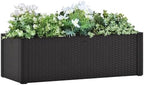Self Watering Raised Bed, 39.4x16.9x13 in Planter Box, Anthracite - Image 2