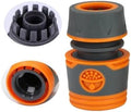 5PCS 1/2" 3/4" Garden Hose Quick Connector for Repair Extender Water Tube Joint 12mm 16mm Irrigation Pipe Coupling Adapter(A-5PCS) by Unknown