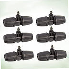 Veemoon 3/8 Barb Lock Hose Connector - 50Pcs Drip Irrigation Tubing Fittings for Efficient Watering - Image 2