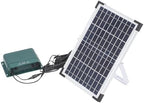 Jiawu Solar Automatic Drip Irrigation Kit, 18V 10W Solar Powered Auto Watering System, Garden Self Watering Kit with Timer, Drippers, for Indoor Outdoor Plants - Image 4