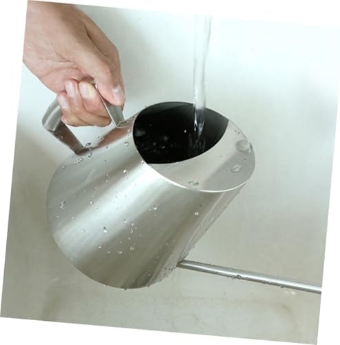 Watering Can for Houseplants Stainless Steel 400ml with Long Spout - Image 5