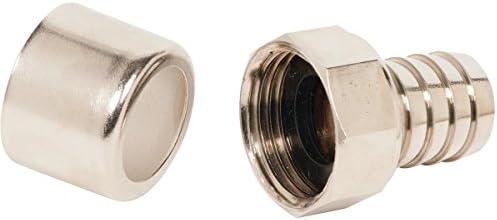 Dramm ColorStorm Hose Crimper Fittings/Ferrules, 5/8" Female, Package of 12 by DRAMM