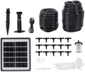 Pilipane Solar Automatic Drip Irrigation Kit System Smart DIY Solar Powered Watering System with Timer for Gardens Greenhouses Balconies Patios ABS PVC Material 15 Drip Arrows Included by Pilipane