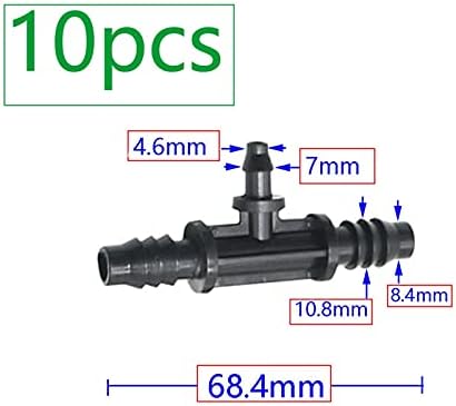 Hose Connector Adapter 100 8mm To 4mm Reducing Hose Connectors T-shaped Elbow Straight Elbow 3/8" 8/11 6mm 1/4" 4/7mm Irrigation Fittings (Color : 3I8 to 1I4) - Image 2