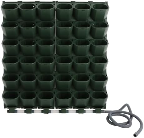 36 Pockets Wall Mounted Vertical Self-Watering Garden Planter with A Timer by Unknown