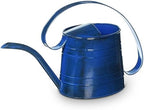 Headwind Danbury Small Watering Can, Indoor Plants Metal Watering Can with Long Spout, 0.5 Gallon Vintage Powder-Coated Steel Plant Watering Can, Indoor & Outdoor – Oceanside Blue by Headwind