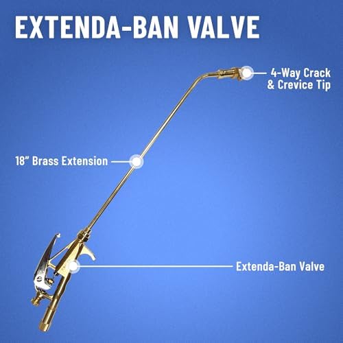 B&G Extenda-Ban Valve with 18" Brass Extension and 4-Way C&C Tip - Image 2