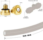 Misting Cooling System with Brass Fog Nozzles, Outdoor Mister System for Outside, Misting System for Garden Greenhouse Umbrella (Size : 21M(68.9ft)-32 nozzles) - Image 3