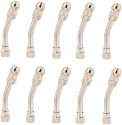 Irrigation Nozzles Adjustable Copper Atomizing Nozzles Drip Irrigation Sprayers Garden Cooling Irrigation Equipment Extended Elbow Nozzle 10pc by Unknown