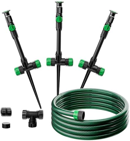 RESTMO Above Ground Sprinkler System,Irrigation Sprinklers for Yard,Green by Restmo
