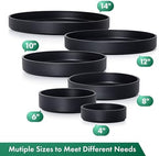 Phoenix Vine 14 Inch Plastic Plant Saucer Water Drip Tray, Heavy Sturdy Round Plant Drainage Tray for Indoors Outdoor, Matte Black, 21-TY-14B-1 - Image 7