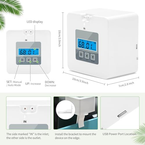 Automatic Plant Watering System for Small Indoor Plants, Programmable Drip Irrigation Kit for Up to 10 Pots, Self Watering System for Home & Balcony (Indoor Use Only) - Image 5
