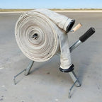Foldable Fire Water Pipe Storage Device, Portable Manual Pipe Winding Tool, All Metal Hose Reel for Farm Irrigation Farmlande, Gardening,Portable Farmlandes Irrigations Hose Reel Tool - Image 4