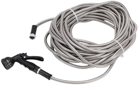 100 ft with High Pressure Sprayer, High Pressure Water Hose, Flexible Garden Hoses Pipe for Outdoor, Lawn, Yard, Car, House Watering Outdoor by oreilet