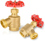 40PC HeSun 1/2" FIP Inlet x 3/4" MHT Outlet Brass Bent Nose Valve by HeSun