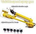 Farm Irrigation Spray Gun, 360° Adjustable Sprinkler with 6 Nozzles, Pressure Gauge, 2 Speed Settings, Large Area Watering for Lawn, Garden, Agriculture - Image 3